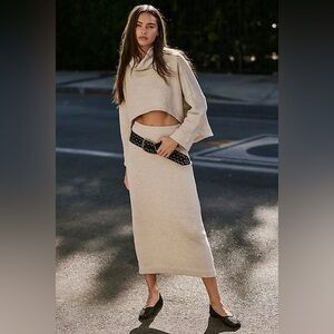 NWOT Free People Milley Reversible Set-Wet Plaster